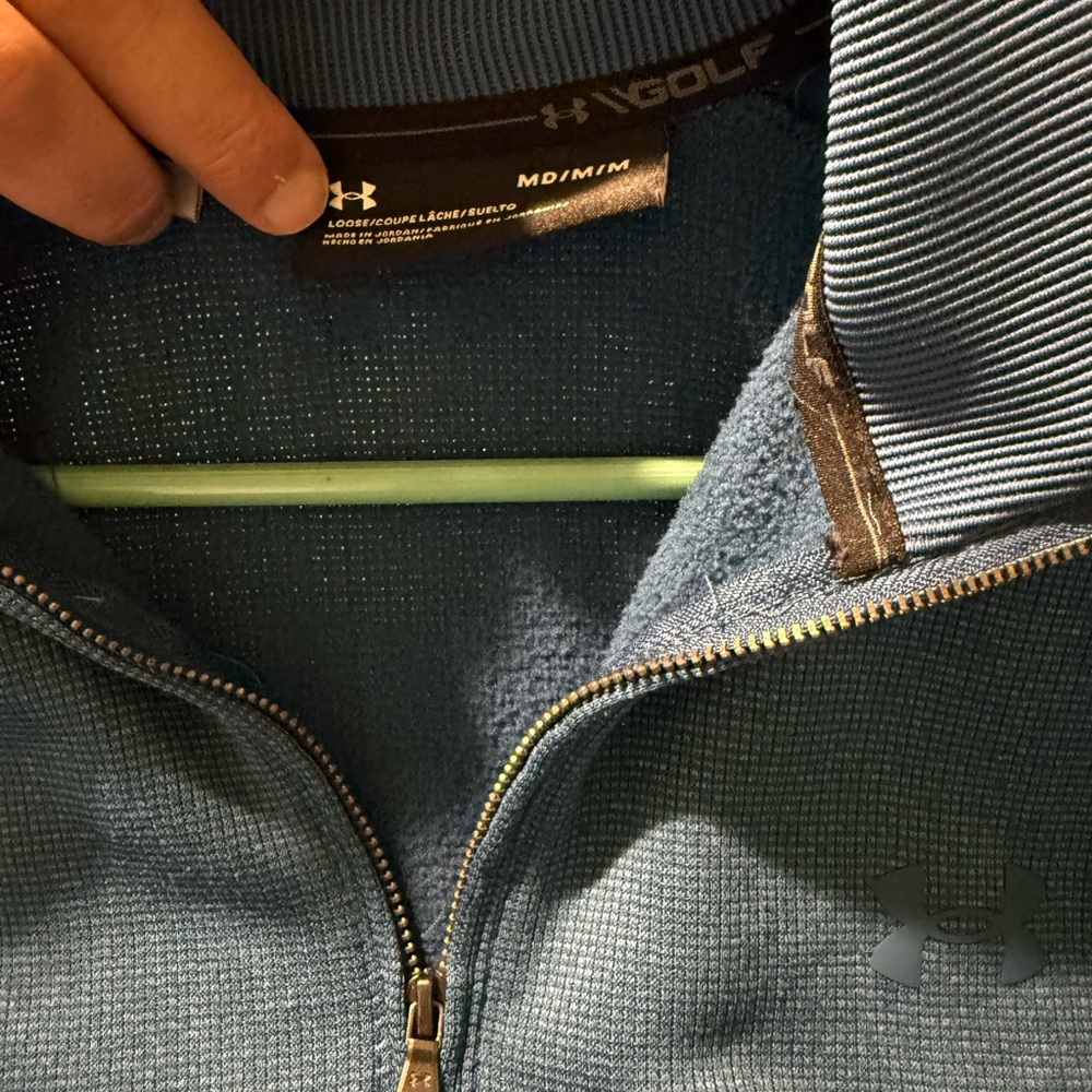 Under Armour Blue Golf Pullover - image 2